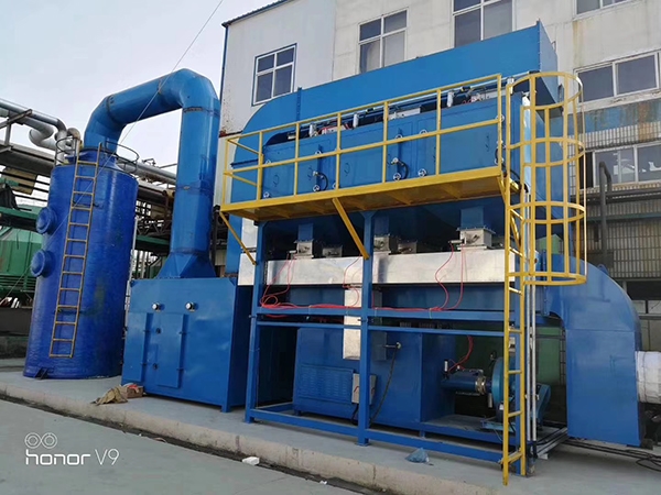 隆鑫環(huán)保在上海某電鍍廠設(shè)計廢氣處理設(shè)備